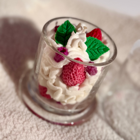 Bougie fruits rouges