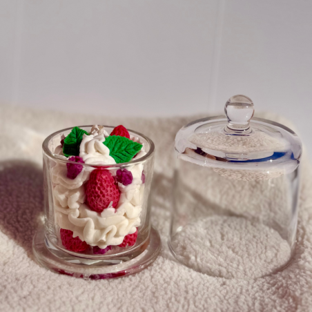 Bougie fruits rouges