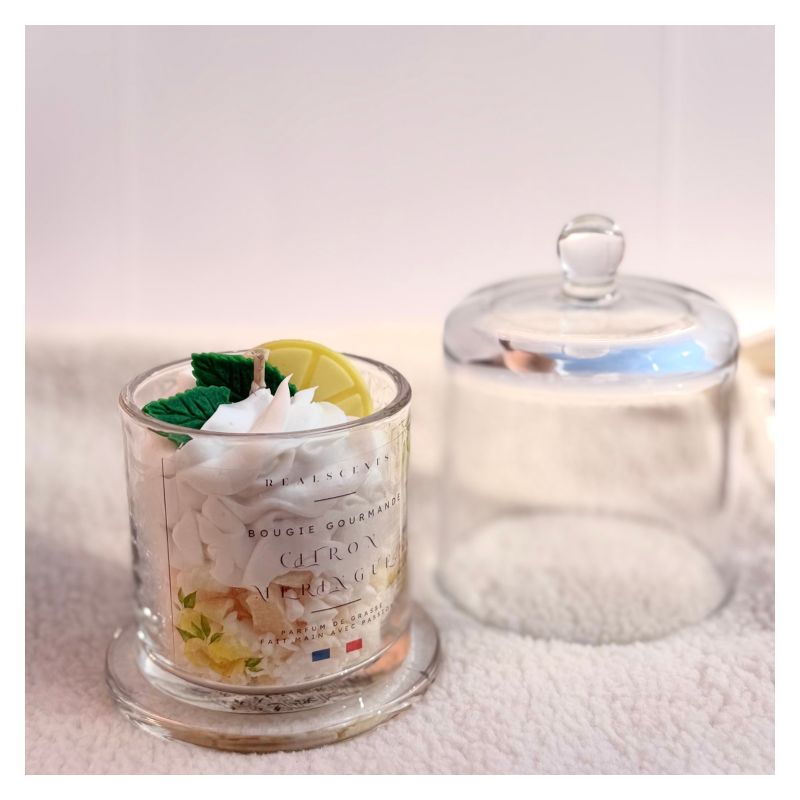Bougie Citron Meringuée