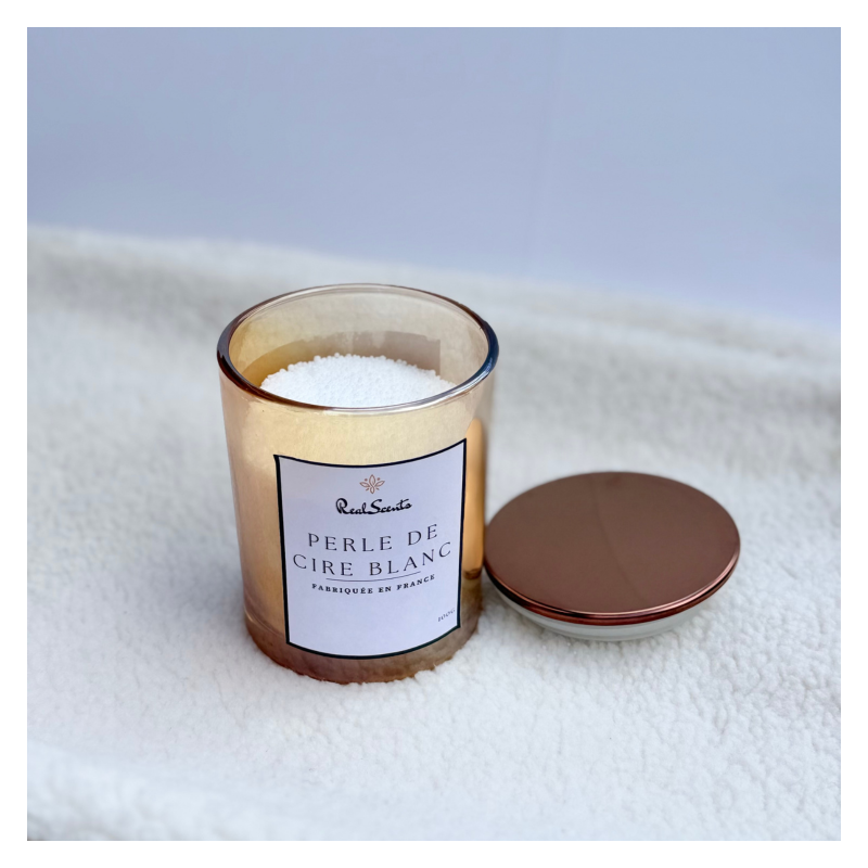 Bougie Perle blanc