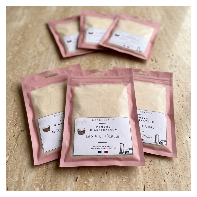 Poudre d'aspirateur Linge frais Poudre d'aspirateur Linge frais