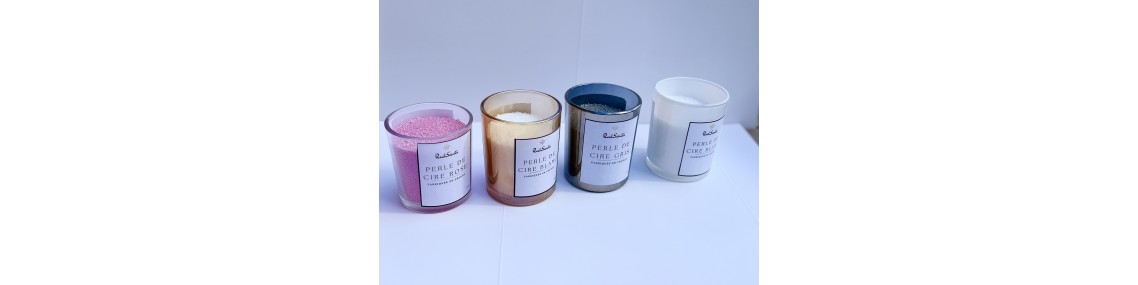 Bougie Cire Perlée